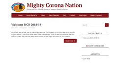 Desktop Screenshot of mightycoronanation.com